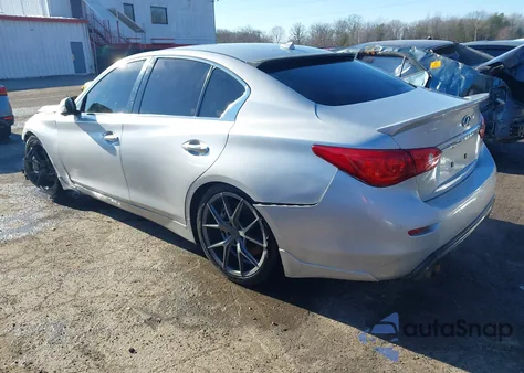 2014 Infiniti Q50 Sport из США, поврежденный, VIN JN1BV7ARXEM683084